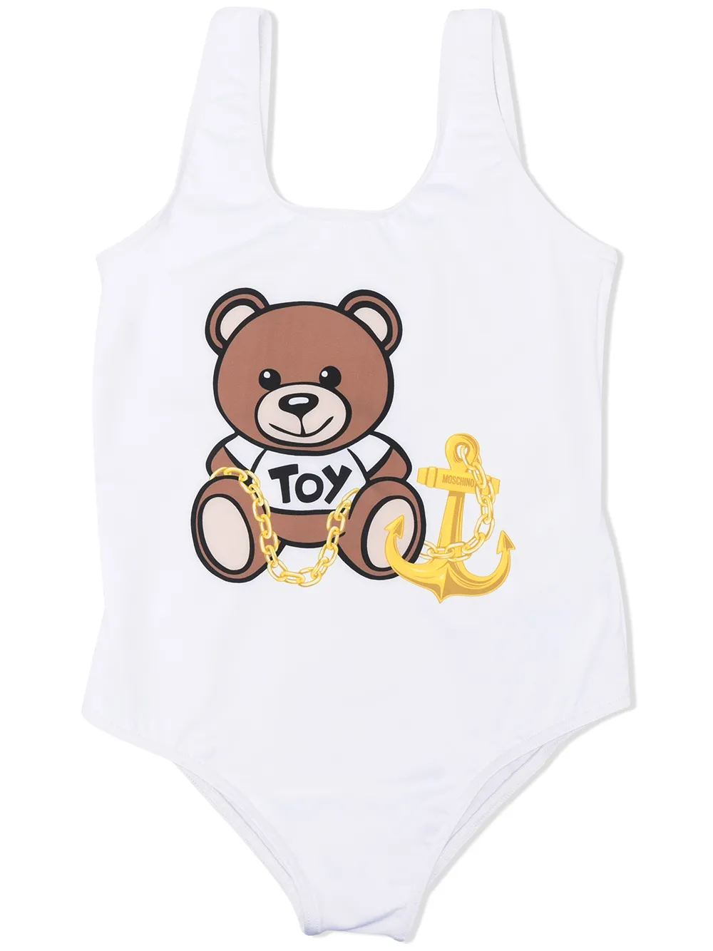 фото Moschino kids купальник с принтом teddy bear