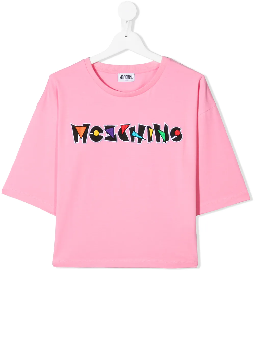 фото Moschino kids футболка с логотипом