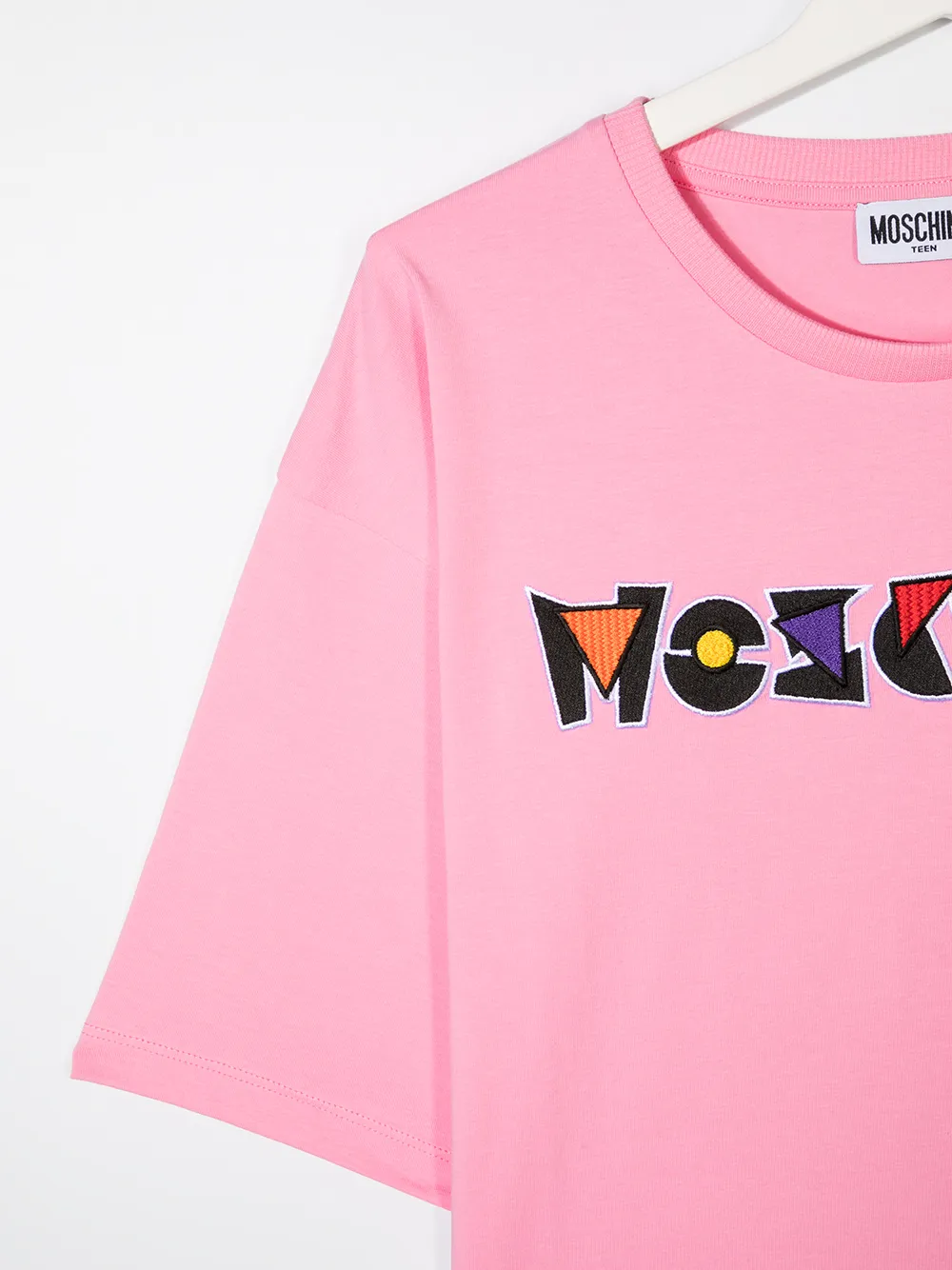 фото Moschino kids футболка с логотипом