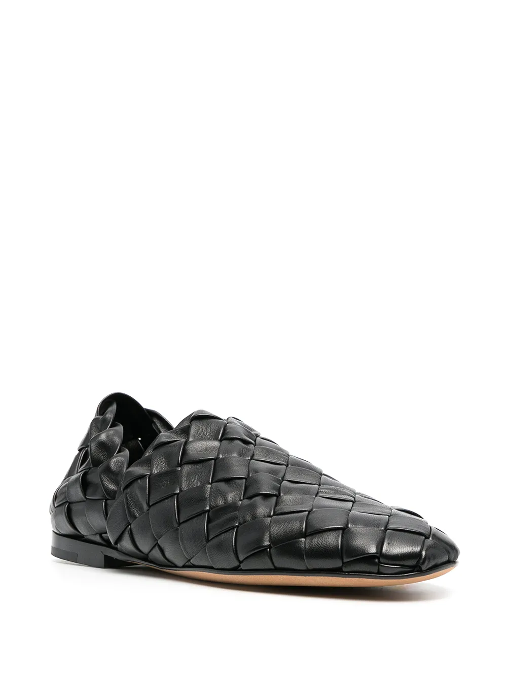 фото Bottega veneta туфли the slipper с плетением intrecciato