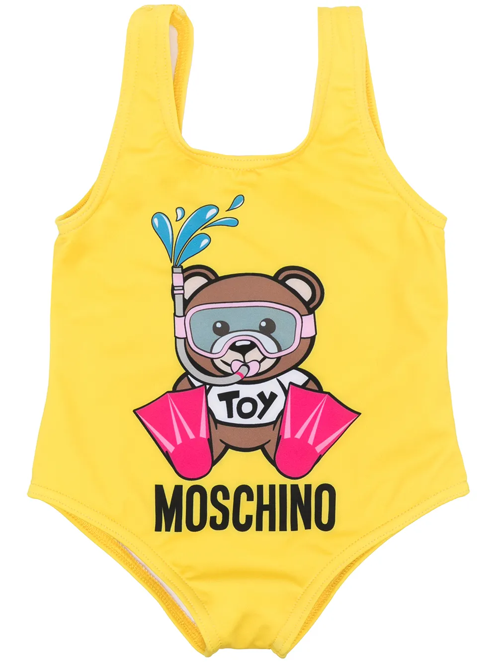 фото Moschino kids купальник teddy bear с глубоким вырезом