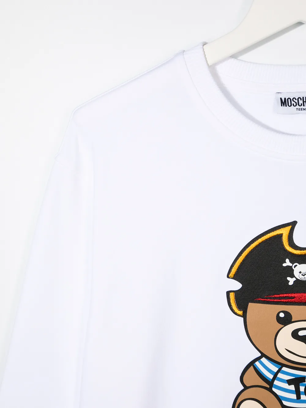 фото Moschino kids толстовка с принтом teddy bear
