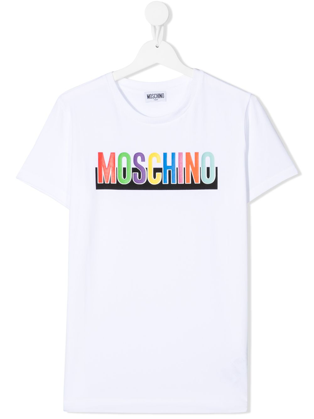 фото Moschino kids футболка с логотипом