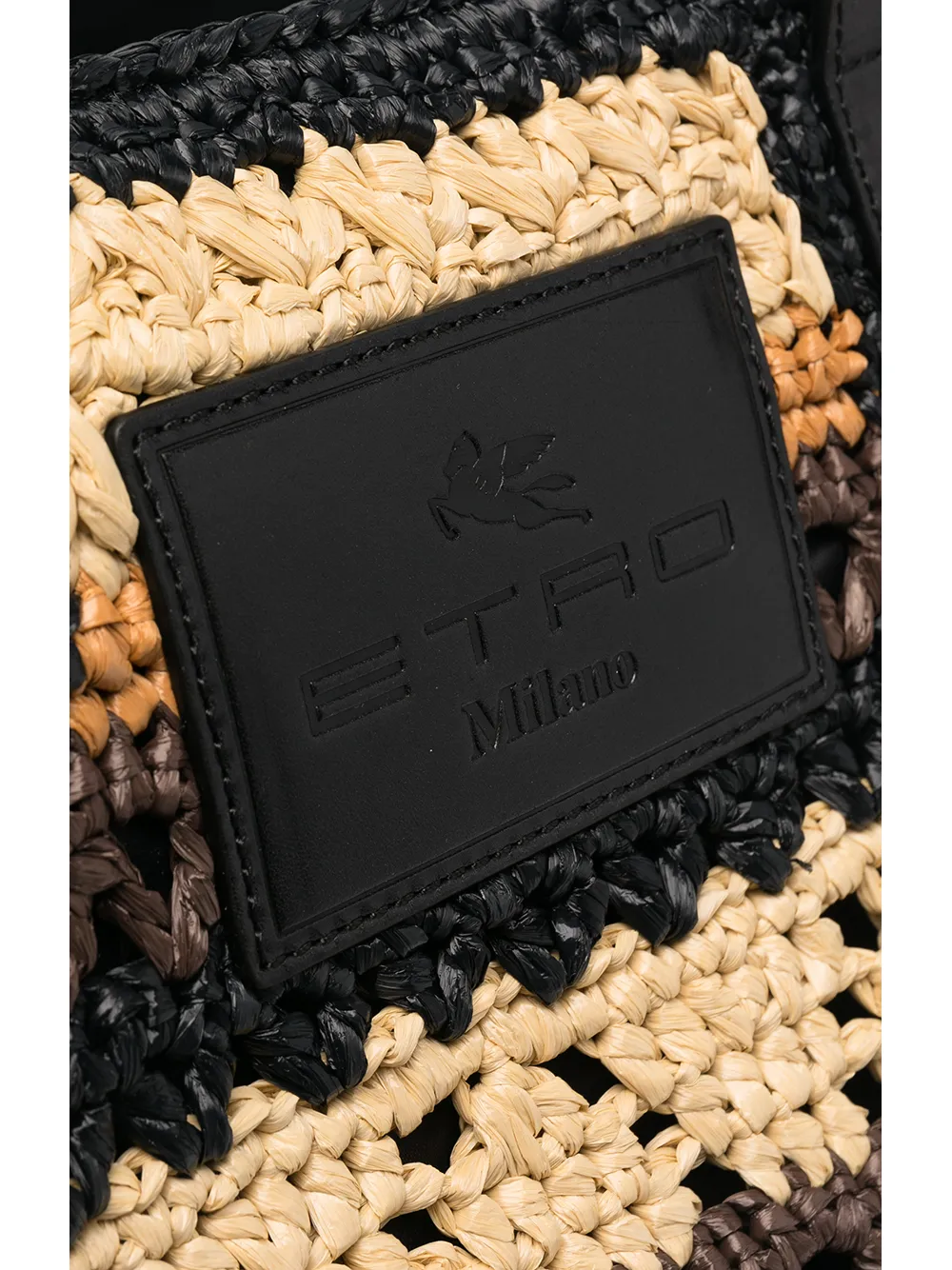 фото Etro сумка-тоут с нашивкой-логотипом