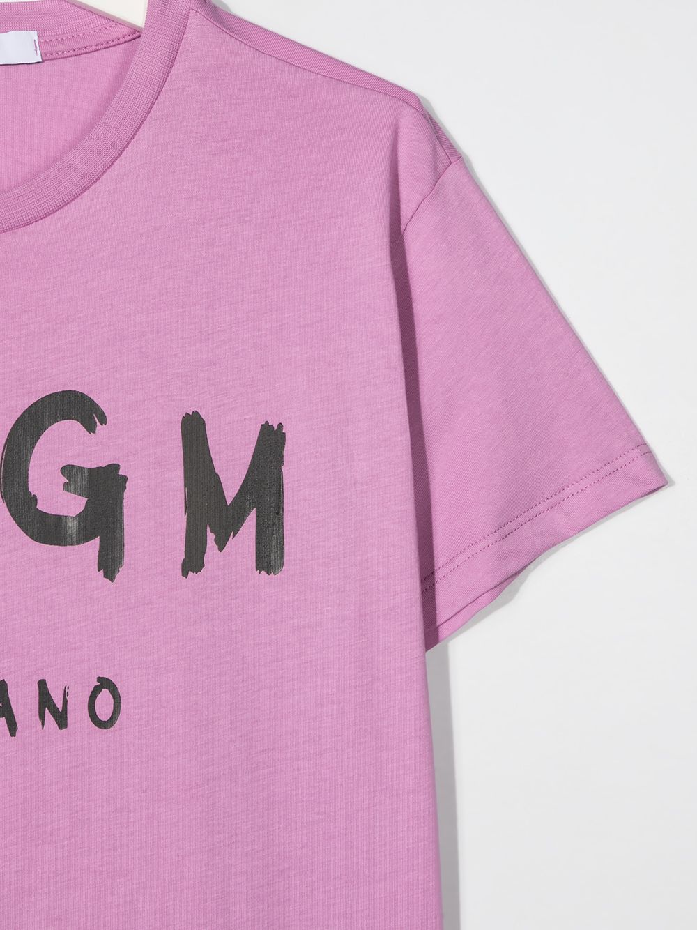 фото Msgm kids футболка с логотипом