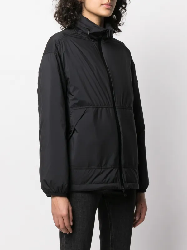 padded rain jacket
