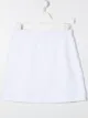Image 2 of MSGM Kids TEEN logo-print cotton mini skirt