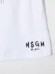 MSGM Kids TEEN logo-print cotton mini skirt