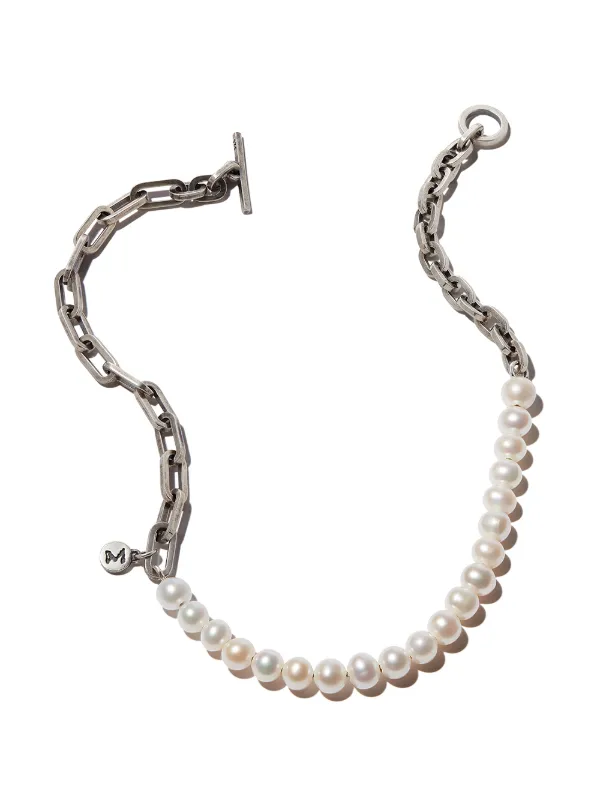 M. Cohen シルバーブレスレット シルバー:925 M. COHEN BY MAOR Burnished Sterling Silver Chain Bracelet