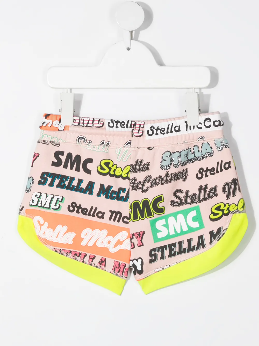 фото Stella mccartney kids шорты с контрастной отделкой и логотипом