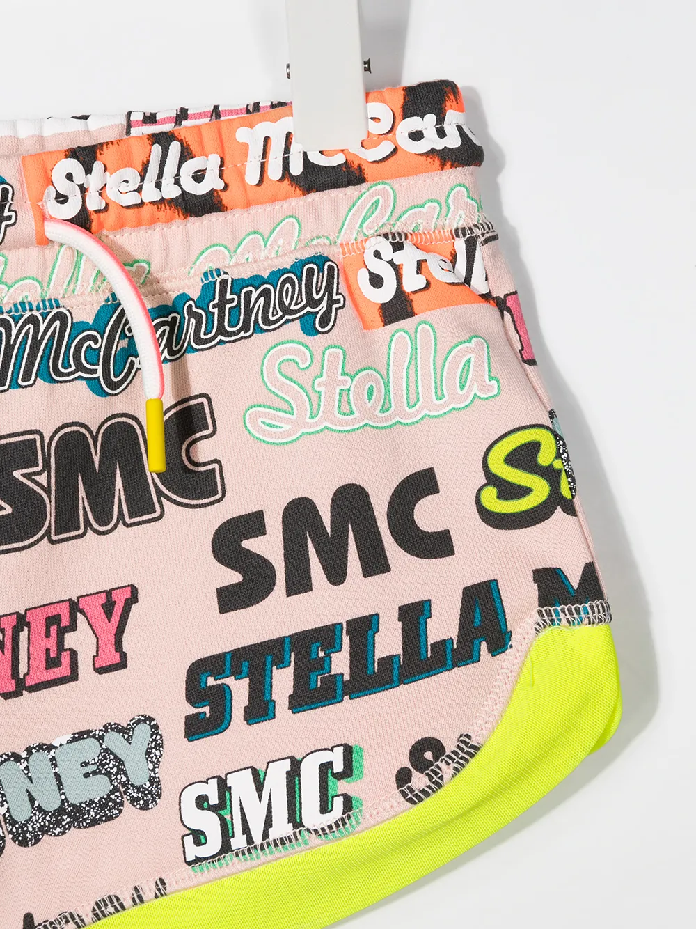 фото Stella mccartney kids шорты с контрастной отделкой и логотипом