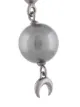 Marine Serre hanging moon bead earrings
