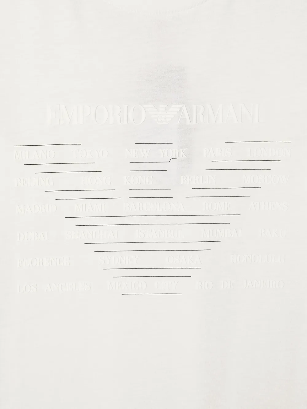 фото Emporio armani kids футболка с принтом