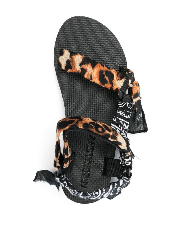 Arizona love outlet trekky sandals leopard