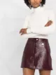 Courrèges faux-leather mini skirt