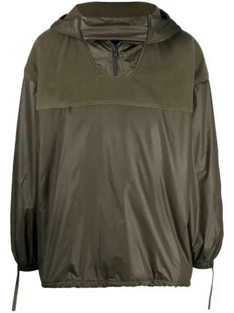 Paria Farzaneh zip-up panelled hoodie
