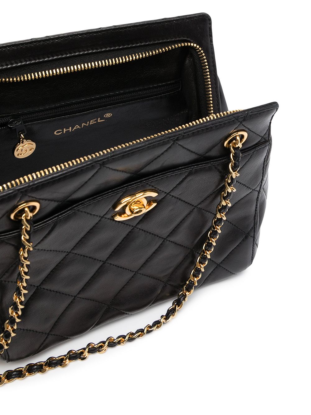 фото Chanel pre-owned стеганая сумка на плечо 1997-го года