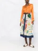 Image 2 of Etro flag print full skirt