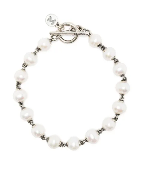 M.Cohen pearl-embellished  chain bracelet 