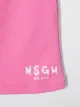 MSGM Kids TEEN logo print skirt