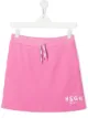 Image 1 of MSGM Kids TEEN logo print skirt