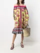 Image 2 of La DoubleJ off-shoulder floral mid-length dress