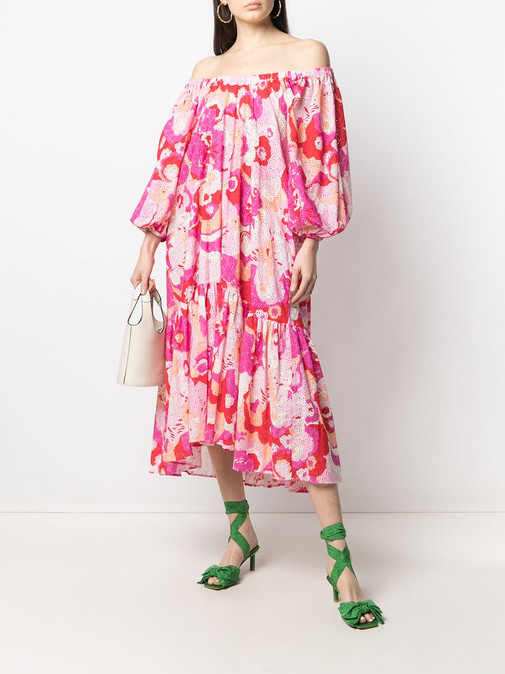 фото La doublej платье paloma с цветочным принтом