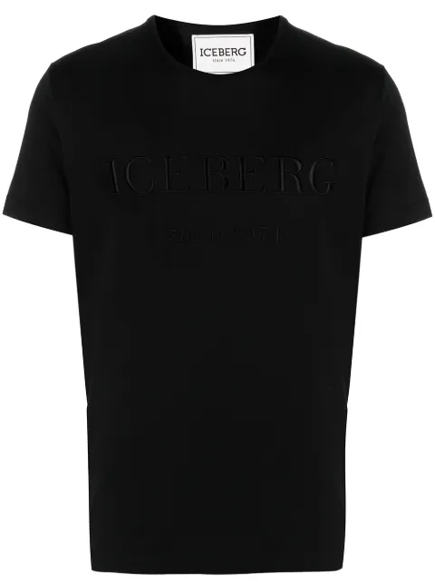 Iceberg T-Shirt mit Logo-Stickerei