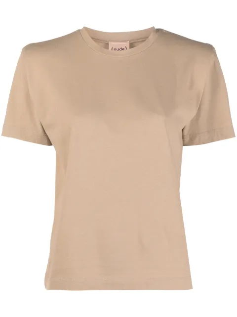 mesh nude shirt