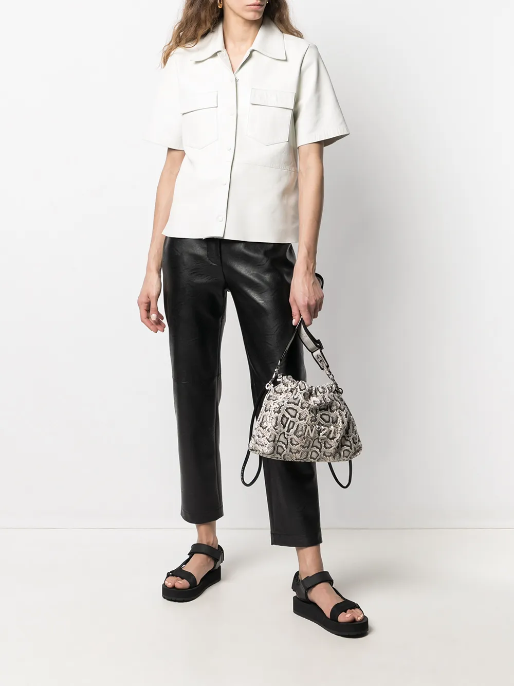 фото Nº21 сумка со змеиным принтом