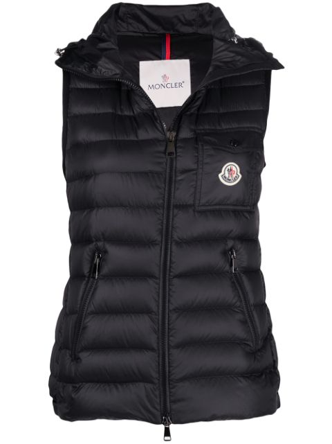 moncler womens gilet black