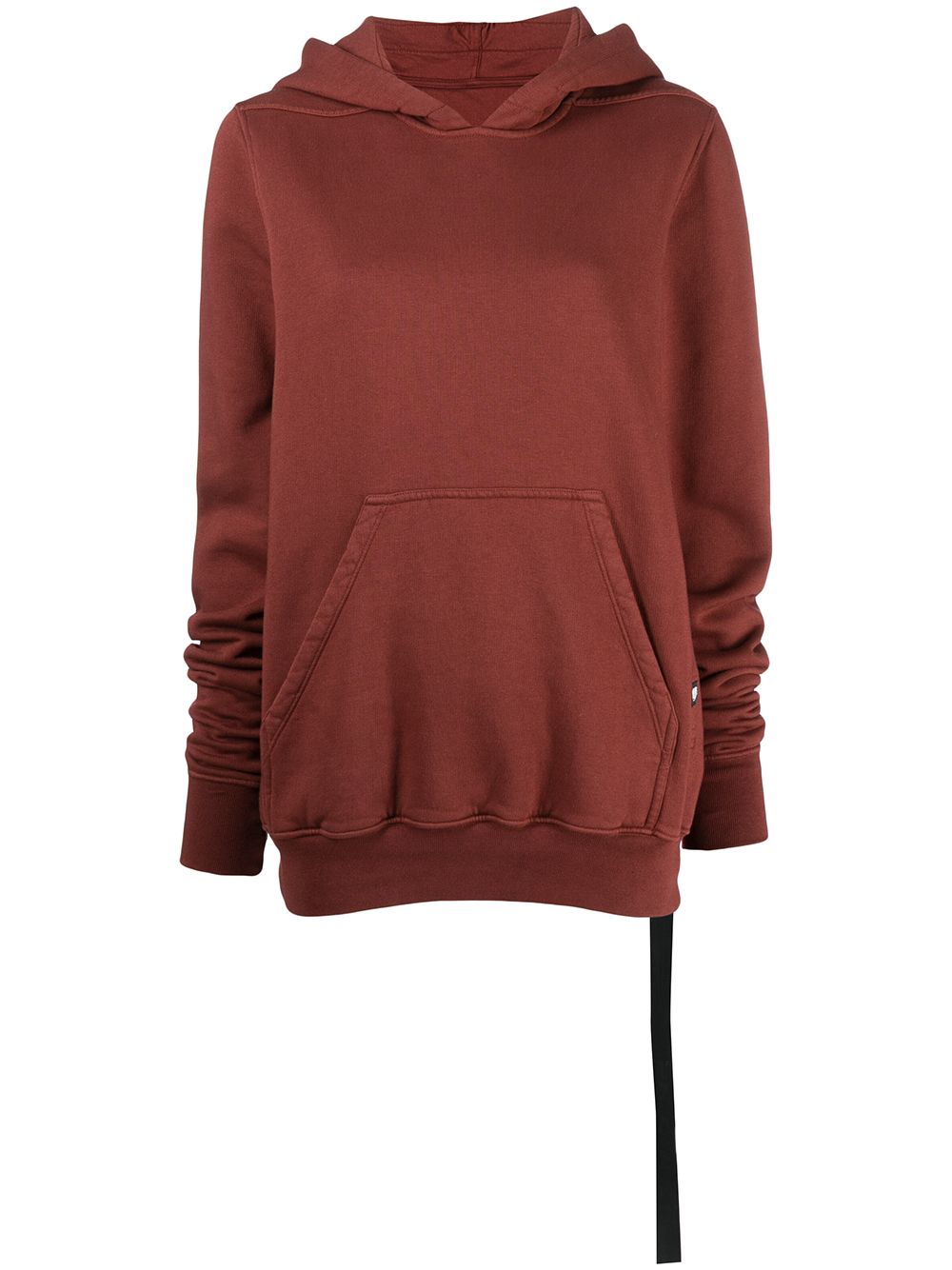 фото Rick owens drkshdw reverse-drawstring cotton hoodie