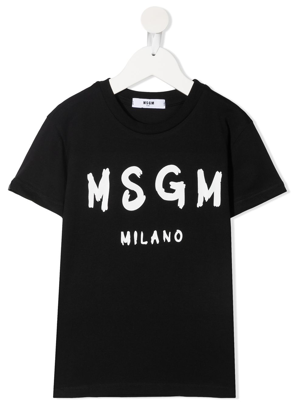 фото Msgm kids футболка с логотипом