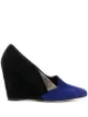 Image 1 of Tila March colour-block wedge pumps