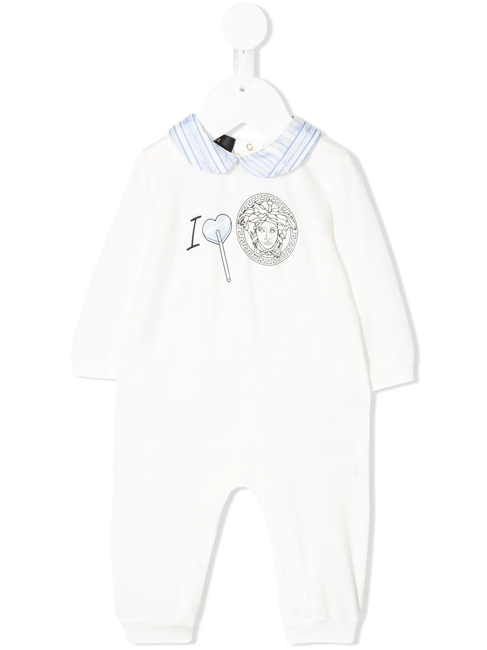

Versace Kids mameluco con estampado Medusa - Blanco