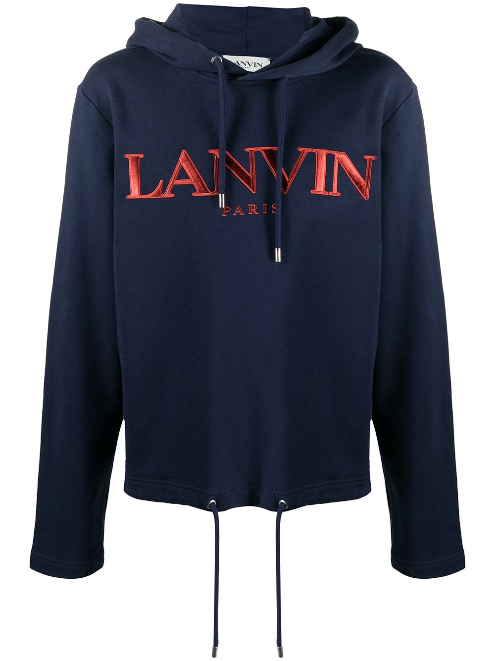 фото Lanvin худи с вышитым логотипом