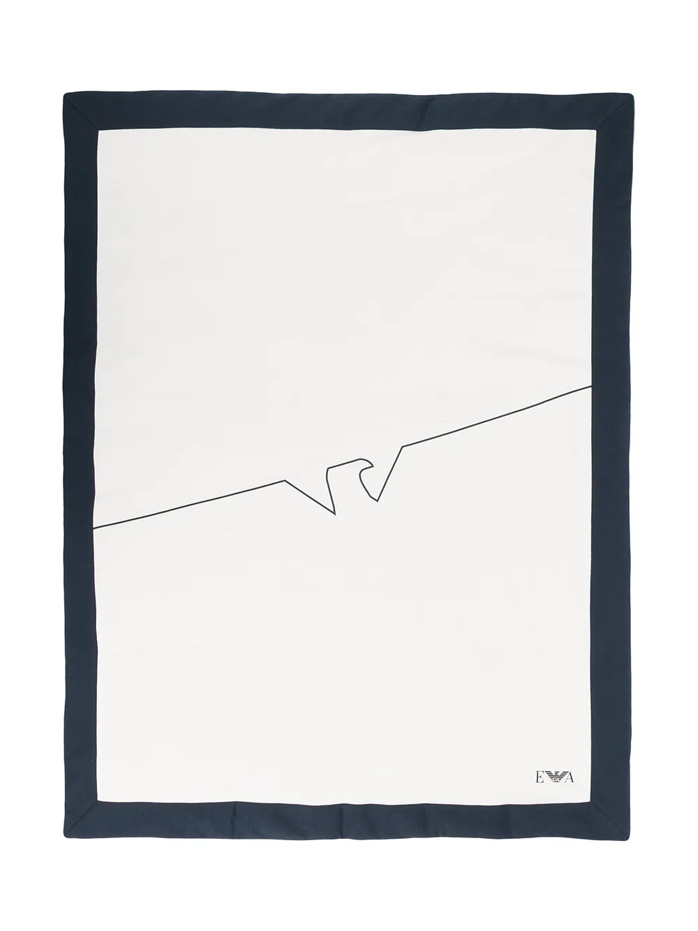 Emporio Armani Kids одеяло с логотипом