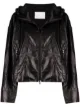 Image 1 of Drome polished-finish zip-fastening jacket