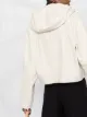 Drome drawstring-hood zip-fastening jacket
