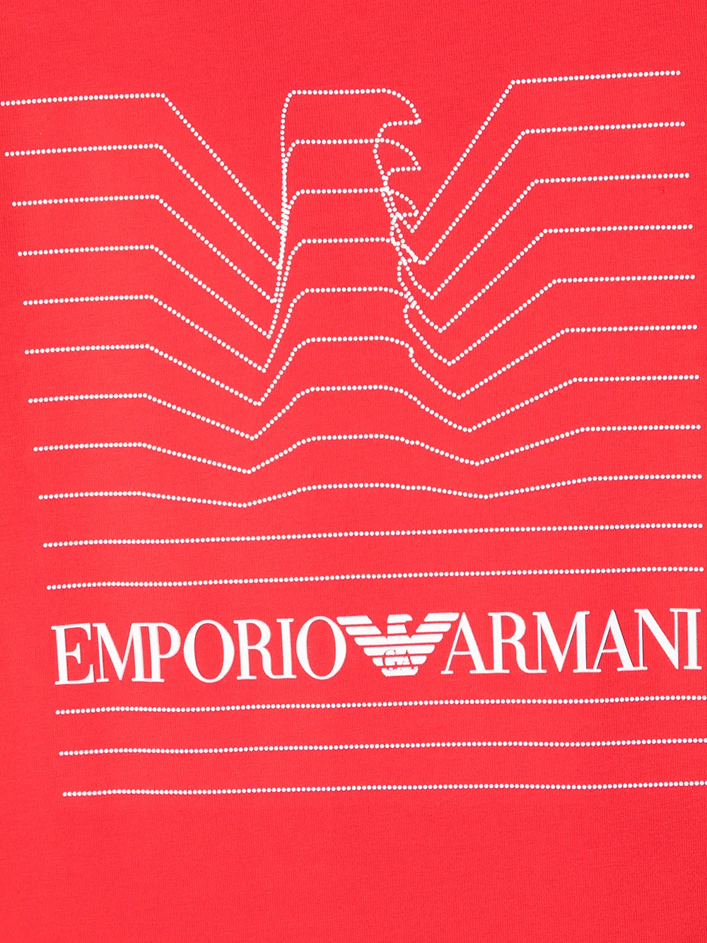 фото Emporio armani kids футболка с короткими рукавами и логотипом