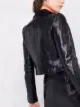 Courrèges logo-print cropped jacket
