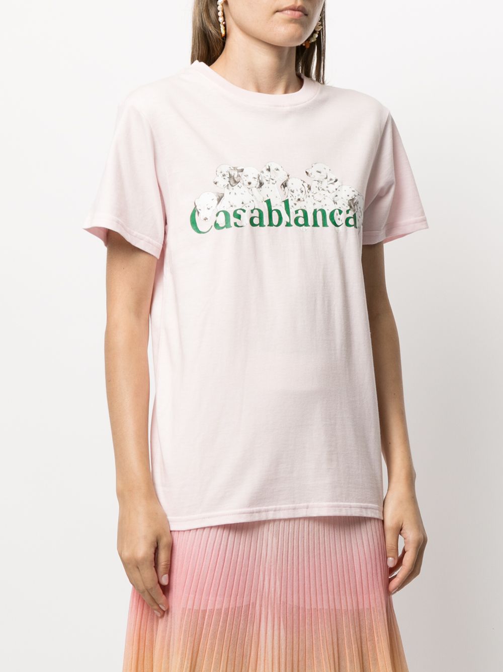 фото Casablanca футболка dalmatian с логотипом