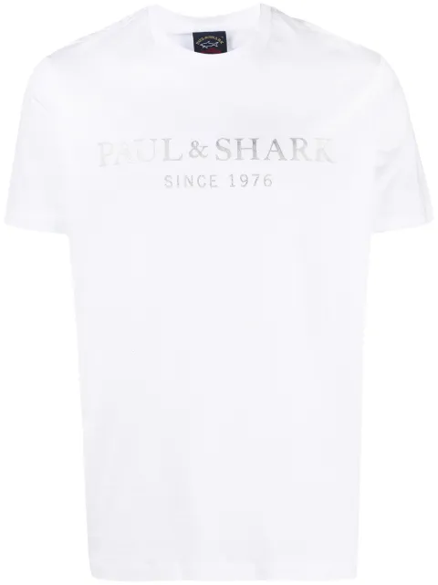 Paul & Shark logo-print crew-neck T-shirt