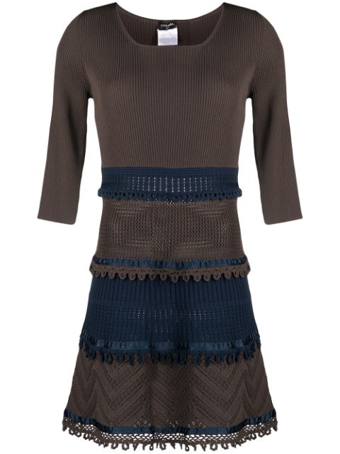 CHANEL 2006 crochet knitted dress Women