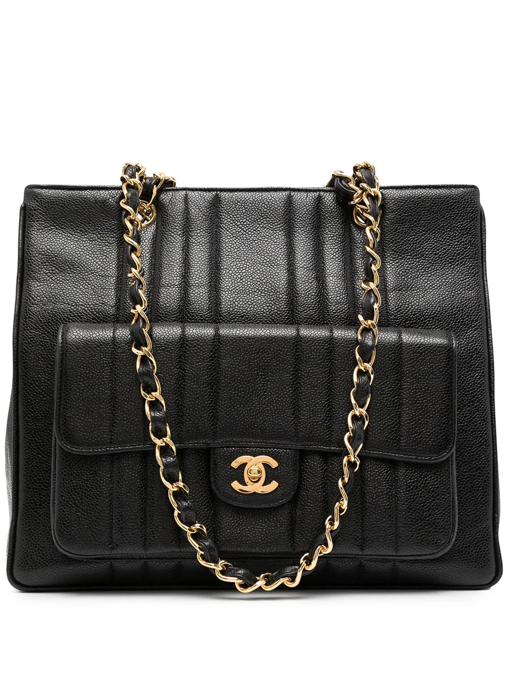 фото Chanel pre-owned сумка на плечо mademoiselle 1992-го года с цепочкой