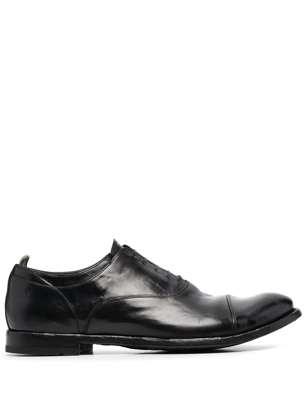 Shop Officine Creative Lace-up Leather Oxford Shoes In Black