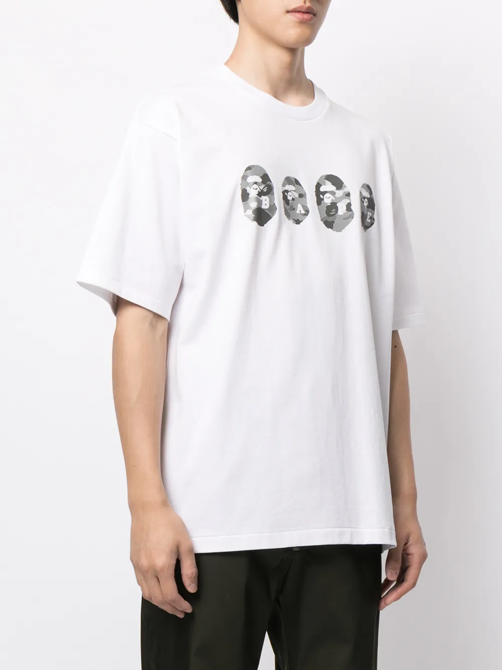 A BATHING APE® graphic-print short-sleeve T-shirt - Farfetch