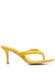 Image 1 of Gianvito Rossi woven-strap thong-style sandals