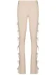 Image 1 of Danielle Guizio ribbed knitted tied up trousers