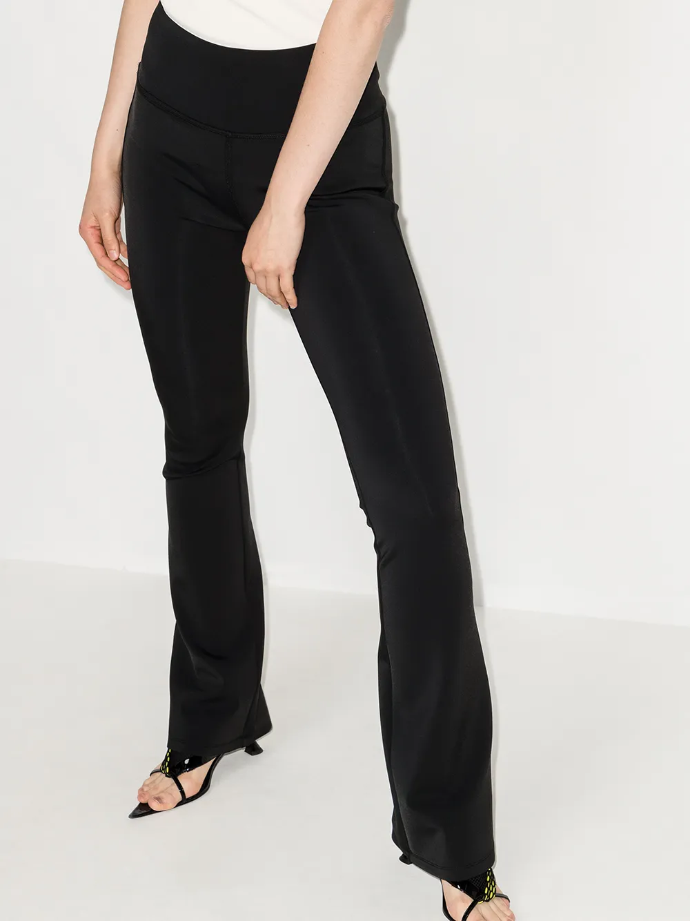 Image 2 of Danielle Guizio high-rise flared leggings